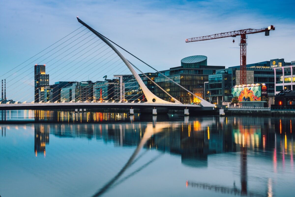 A bridge in Dublin, Ireland