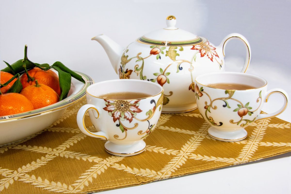 porcelain tea set