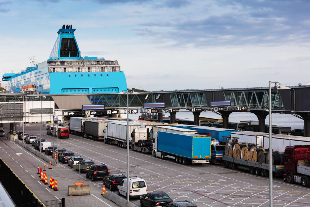 A port meant for shipping overseas