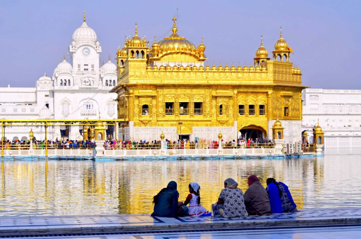 A view of the Golden Temple in Amritsar