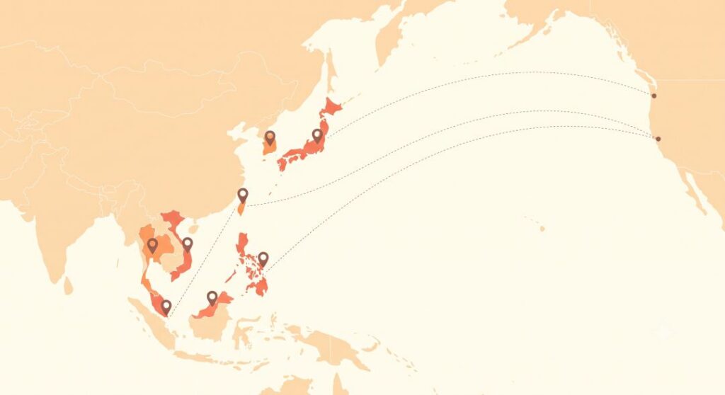 Map best asian countries for american expats 2026