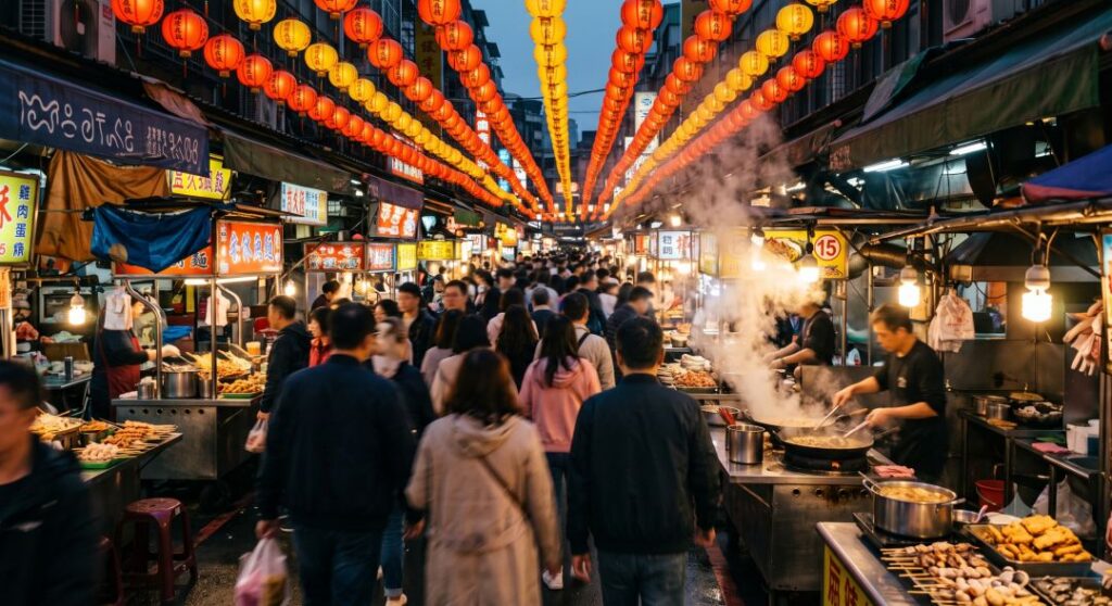 Moving to taiwan taipei night market